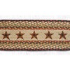 Earth Rugs Barn Stars Oval Stair Tread 27"x8.25" – Rustic Farmhouse Style - 2 of 3