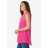 Woman Within Women's Plus Size High-Low Tank - 4 of 4