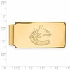 Black Bow Jewelry 14k Yellow Gold Vancouver Canucks NHL Money Clip - 2 of 3