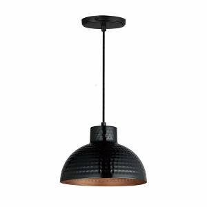 Maxim Lighting Rockport 1 - Light Pendant in  Black/Antique Copper - 1 of 1