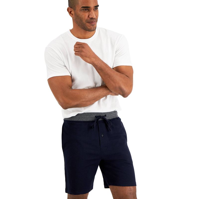 Hanes Premium Men's 9" French Terry Pajama Shorts 2pk, 6 of 7
