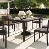 Martha Stewart Bedford 62" Indoor-Outdoor Patio Table with Engineered Wood Top in Rattan Wicker - 2 of 4