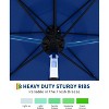 9FT Patio Umbrella Outdoor Market Table Umbrella with Tilt Crank - 4 of 4