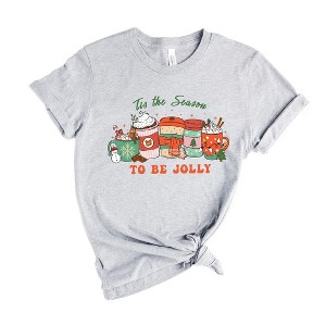 Simply Sage Market Women's Jolly Season Mugs Short Sleeve Graphic Tee - 1 of 4