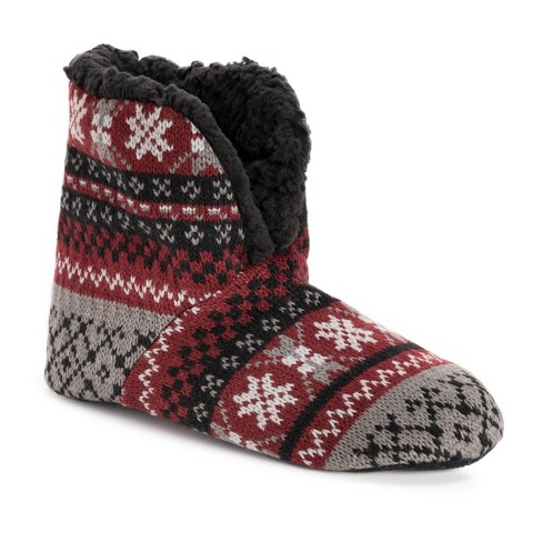 Muk Luks Men s Slipper Boots Fairisle Classic L xl 11 13 Target
