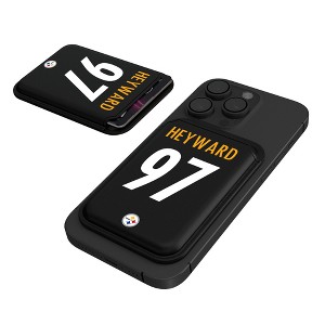Keyscaper NFL Pittsburgh Steelers Players Game Tactic Black Magnetic Credit Card Wallet - 1 of 3