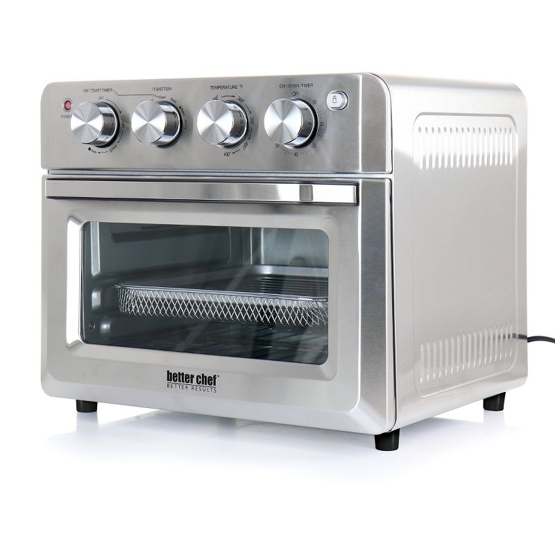 Better Chef Do-It-All 20 Liter Convection Air Fryer Toaster Broiler Oven in Silver, 3 of 8