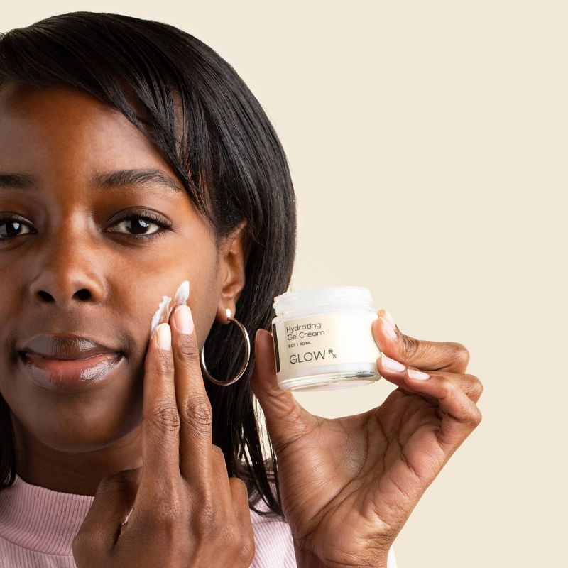 GlowRx Skincare Hydrating Gel Cream Face Moisturizer - 1oz, 4 of 5
