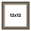 PosterPalooza | Square Weathered Black Picture Frame - UV Acrylic, Foam Board Backing, Hanging Hardware - 2 of 4