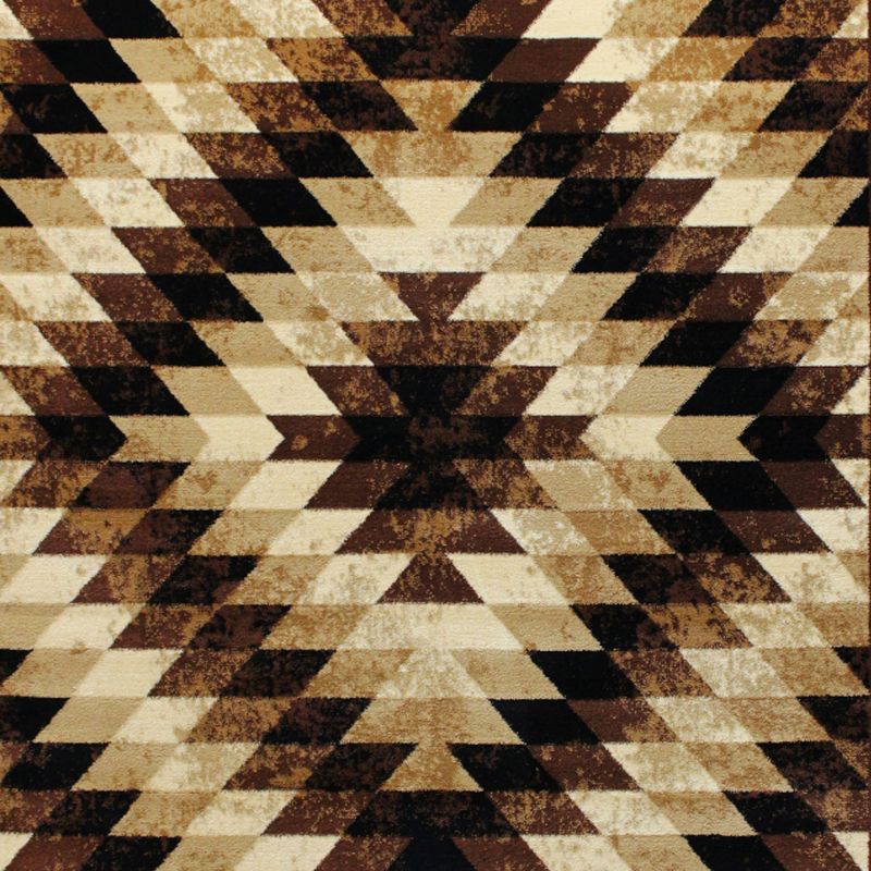 Masada Rugs Stephanie Collection Area Rug with Distressed Southwest Native American Design 1106, 6 of 7