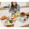 Itopfox Microwave Steamer, 2-Pack Silicone Food Steamer for Cooking, Vegetable Pot with Lids Vegetables Fish Prep Meal Food, Microwave & Freezer Safe - 2 of 4