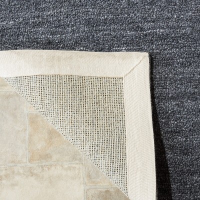 Dark Grey Hand-Tufted Synthetic 8' x 10' Rectangular Rug