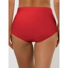 Allegra K Women's Elastic High-Waisted Unlined Breathable No-Show Hipster Underwear Multicolored - 2 of 4