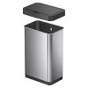 EKO 50L Stainless Steel Motion Sensor Trash Can Silver - 4 of 4