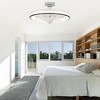 Airsurfer Multi-Directional Light Socket Fan with Remote 13" Screw-in Ceiling Fan - 4 of 4
