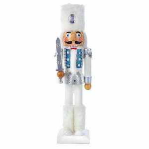 Kurt Adler 15" White Russian Nutcracker - 1 of 4