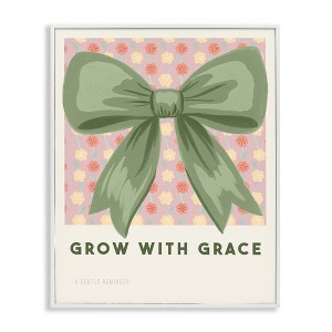 Stupell Industries Grow With Grace Ribbon Framed Giclee Art - 1 of 4