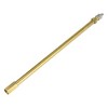 Unique Bargains Brass Auto Tire Valve Extension Adaptor Air Tyre Stem Extender Inflation Stright Bore for Car Gold Tone 2 Pcs - 4 of 4