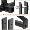 TruAIR 3 Point 2" Trailer Hitch Receiver - Heavy-Duty Category 1 Tractor Attachment for Kubota/BX/LM25H/NorTrac/Yanmar/Kioti/Cat (Black) - 2 of 4