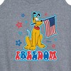 Women's - Disney - Pluto Freedom Graphic Racerback Tank - 2 of 4