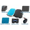 5 Star Super Deals Folding Gel Seat Cushion & Ergonomic Coccyx Orthopedic Lumbar Support Tailbone Travel Pillow w/ Cooling Gel - 2 of 4