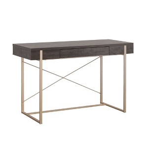 NicBex Compact Design Computer Desk Sleek Minimalist Style Gaming Desk with Hidden Flip-Down Keyboard Tray for Office, Study - 1 of 4