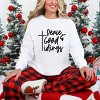 Simply Sage Market Good Tidings Cursive Garment Dyed Long Sleeve - 2 of 4