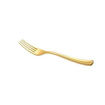 Smarty Had A Party Shiny Metallic Gold Plastic Forks (600 Forks)