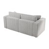 NicBex Couches for Living Room 44.9" Single Sofa Minimalist Corduroy Upholstered Sofa Couch with Pull Out Storage and 1 Piilow for Bedroom - 3 of 4