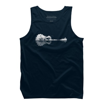 Men's Design By Humans Nature Guitar By Maryedenoa Tank Top