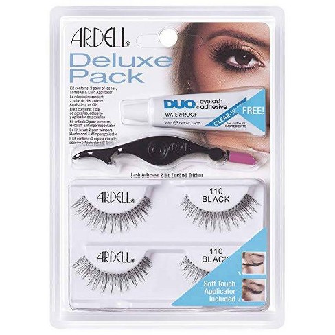 Ardell Eyelash 110 Deluxe Kit Black - 2ct : Target