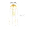 Unique Bargains w/ Suction Cup Aquarium Jellyfish Glow Decoration 2.3"x5.9" - 4 of 4