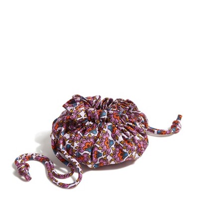 Vera Bradley Women's Outlet Cotton Drawstring Jewelry Bag
