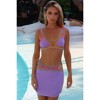 Moda Minx 'Lilac' Bohemian Bay Ariella Micro Skirt - 3 of 4