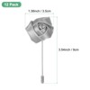 Unique Bargains Wedding Rose Men Suit Boutonnieres Lapel Pin 12 Pcs - 3 of 4