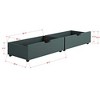 Donco Austin Mission Twin Over Twin Dark Grey Bunkbed with Dual Underbed Drawers - 3 of 4