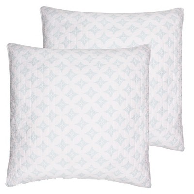 Brookwood Medallion Quilted Euro Sham - 2pk - Levtex Home