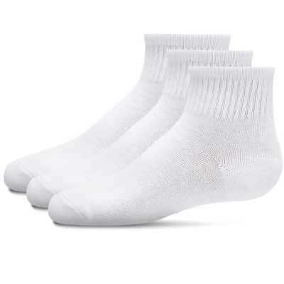 Memoi Kids' 3 Pair Pack Mid Cut Cotton Blend Socks