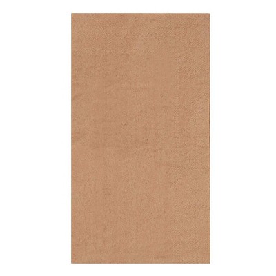 Juvale 200-Pack Disposable Bamboo Kraft Paper Cocktail Napkins 7.8"x4.4" Brown Party Supplies