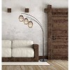 83" Maui Collection 3-Arm Arc Lamp Brown - Adesso - image 4 of 4