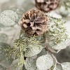 Sullivans Artificial 5 ft. Eucalyptus & Pinecone Garland, Green - 2 of 4
