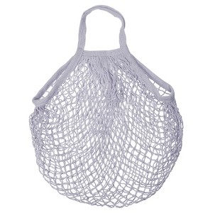 Unique Bargains Cotton Mesh Reusable Washable Grocery Bags 1 Pcs 15x13.8" - 1 of 4