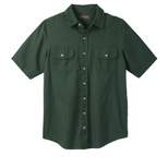 Boulder Creek by KingSize Men's Big & Tall  Short Sleeve Denim & Twill Shirt