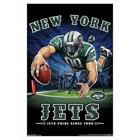 Trends International NFL Philadelphia Eagles - Neon Helmet 23 Framed Wall  Poster Prints White Framed Version 22.375 x 34