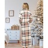 ADR Women's Zip Up Robe Fleece Soft Warm Plush Oversized Zipper Bathrobe - 4 of 4