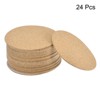 Unique Bargains Thickened Cork Self-Adhesive Round Coasters for Tableware - 3 of 4