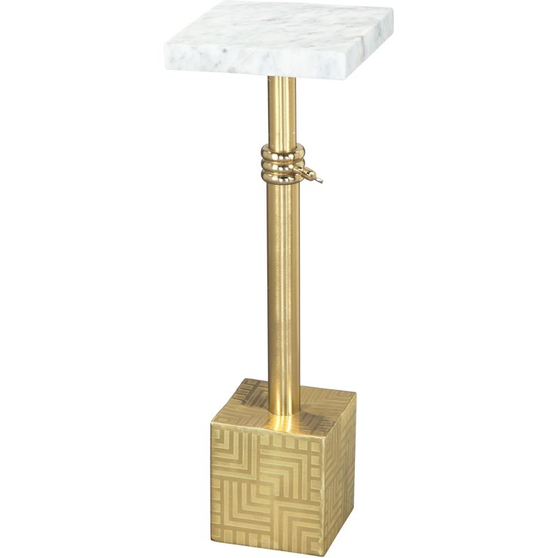 Rumi&#160; Side Table Marble White - ZM Home, 5 of 13