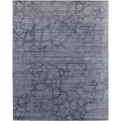 Whitton Modern Abstract Gray/Blue Area Rug