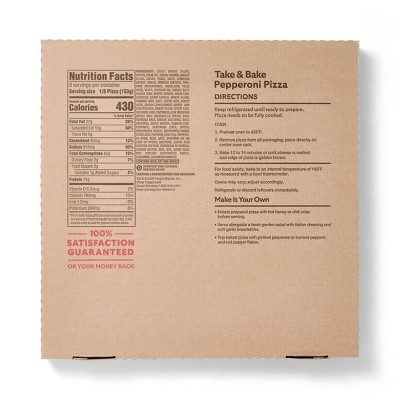 Pepperoni Pizza 16" - 43.2oz - Market Pantry™