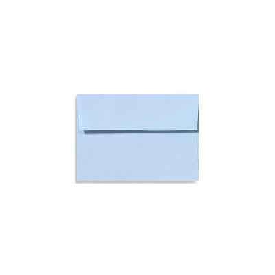 LUX 70lb 5 3/4"x8 3/4" A9 Invitation Envelopes W/Peel&Press Baby Blue 500/BX EX4895-13-500